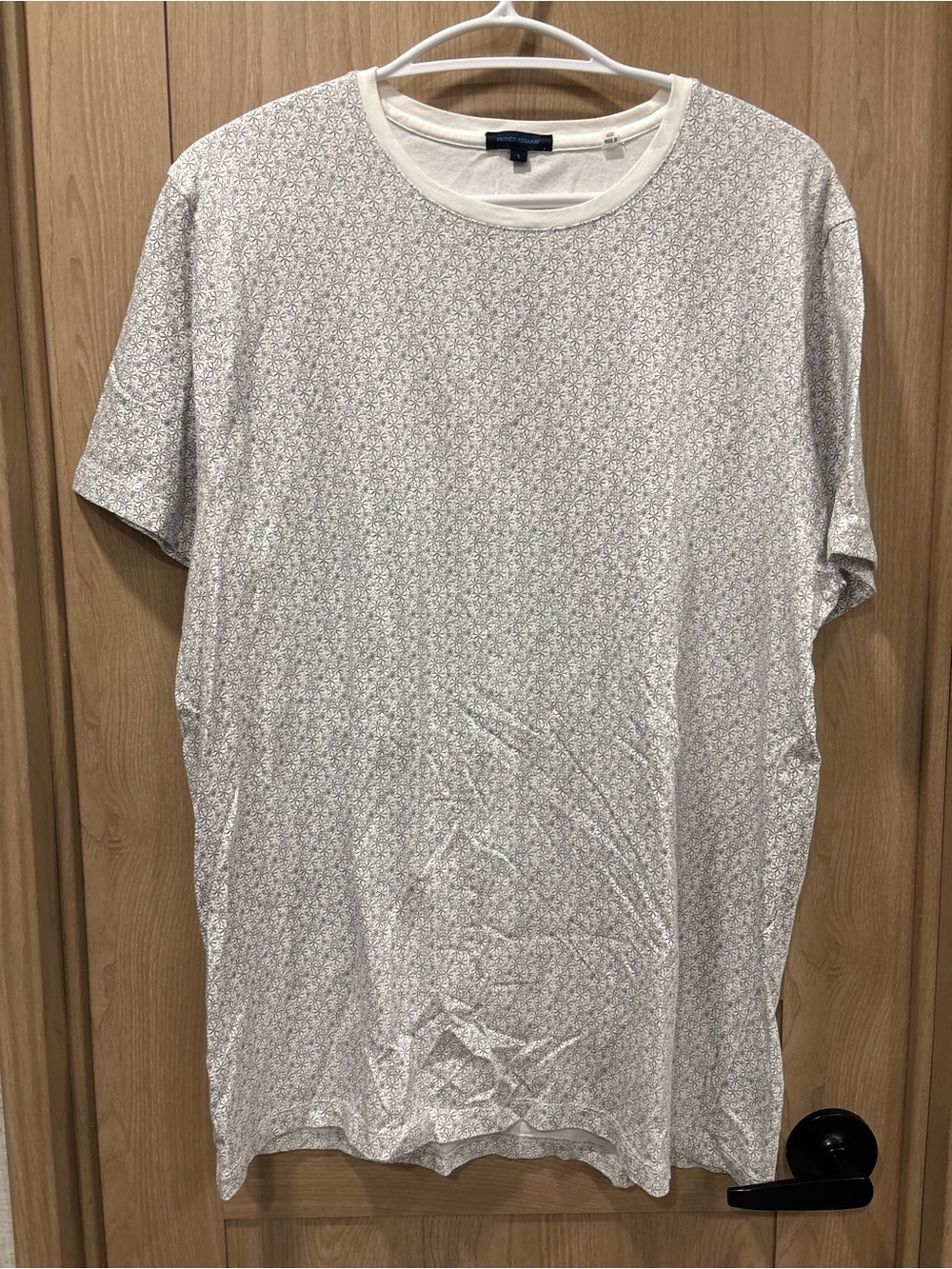 Patrick Assaraf Mens Cotton T Shirt Size L